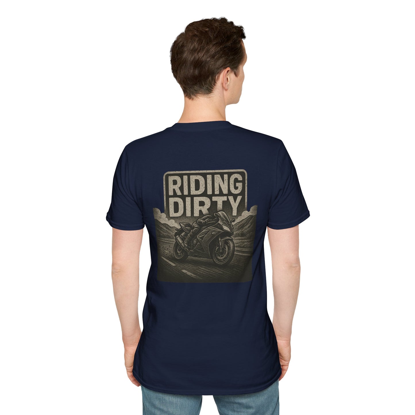 Riding Dirty Motorcycle T Shirt