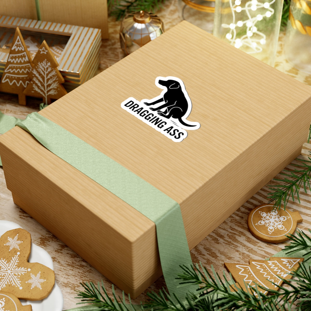 Dragging Ass Sticker