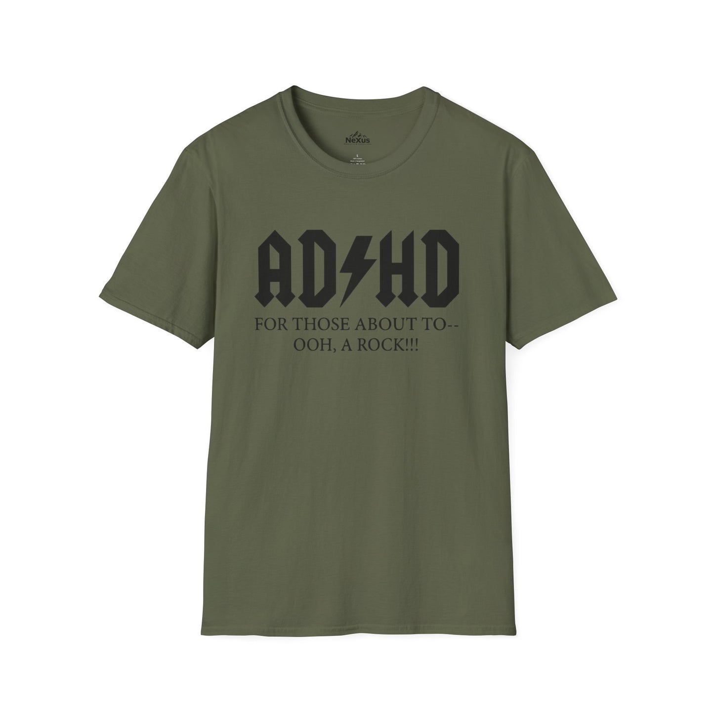 ADHD Rock Unisex Softstyle T-Shirt
