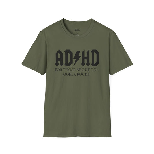 ADHD Rock Unisex Softstyle T-Shirt