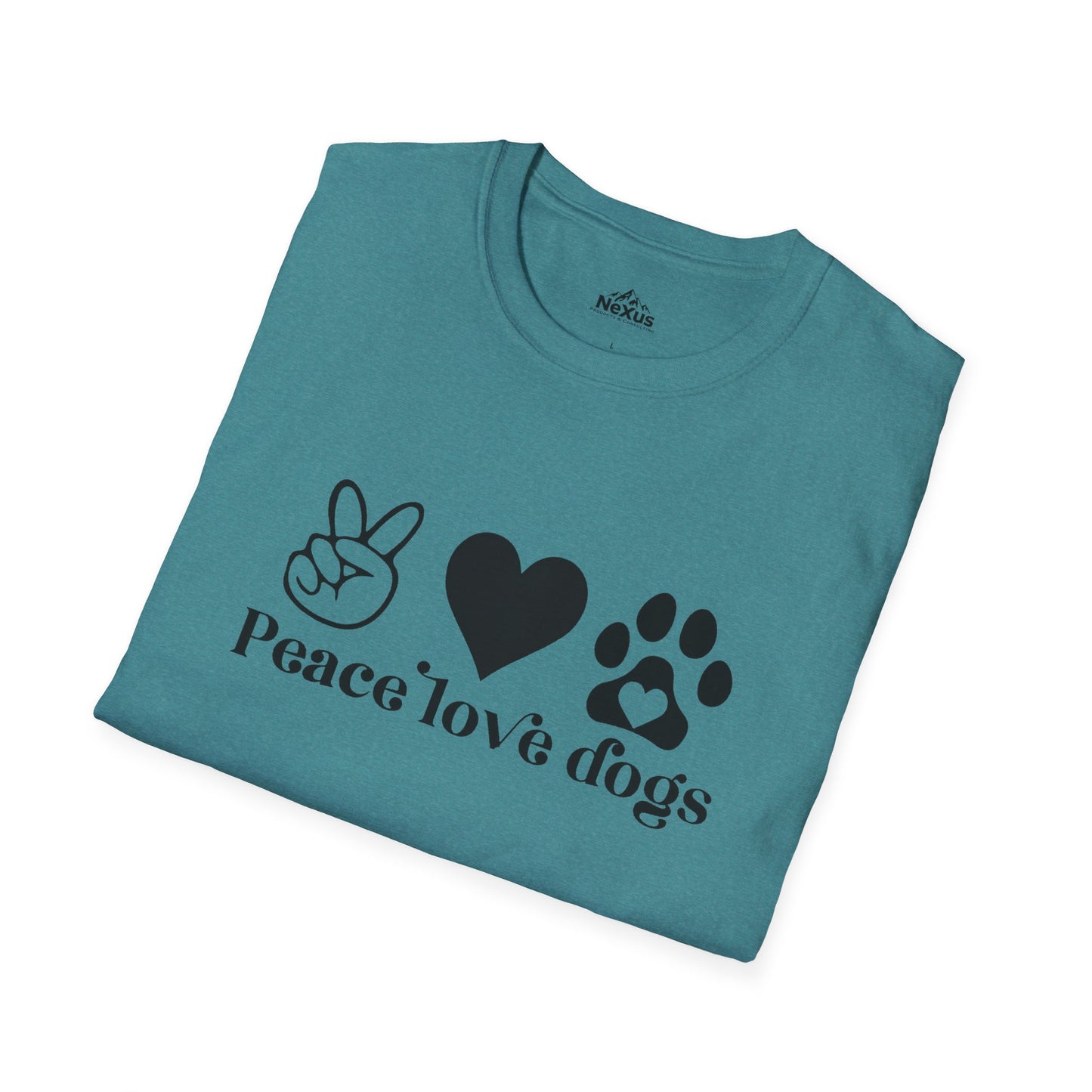 Peace Love Dogs T Shirt