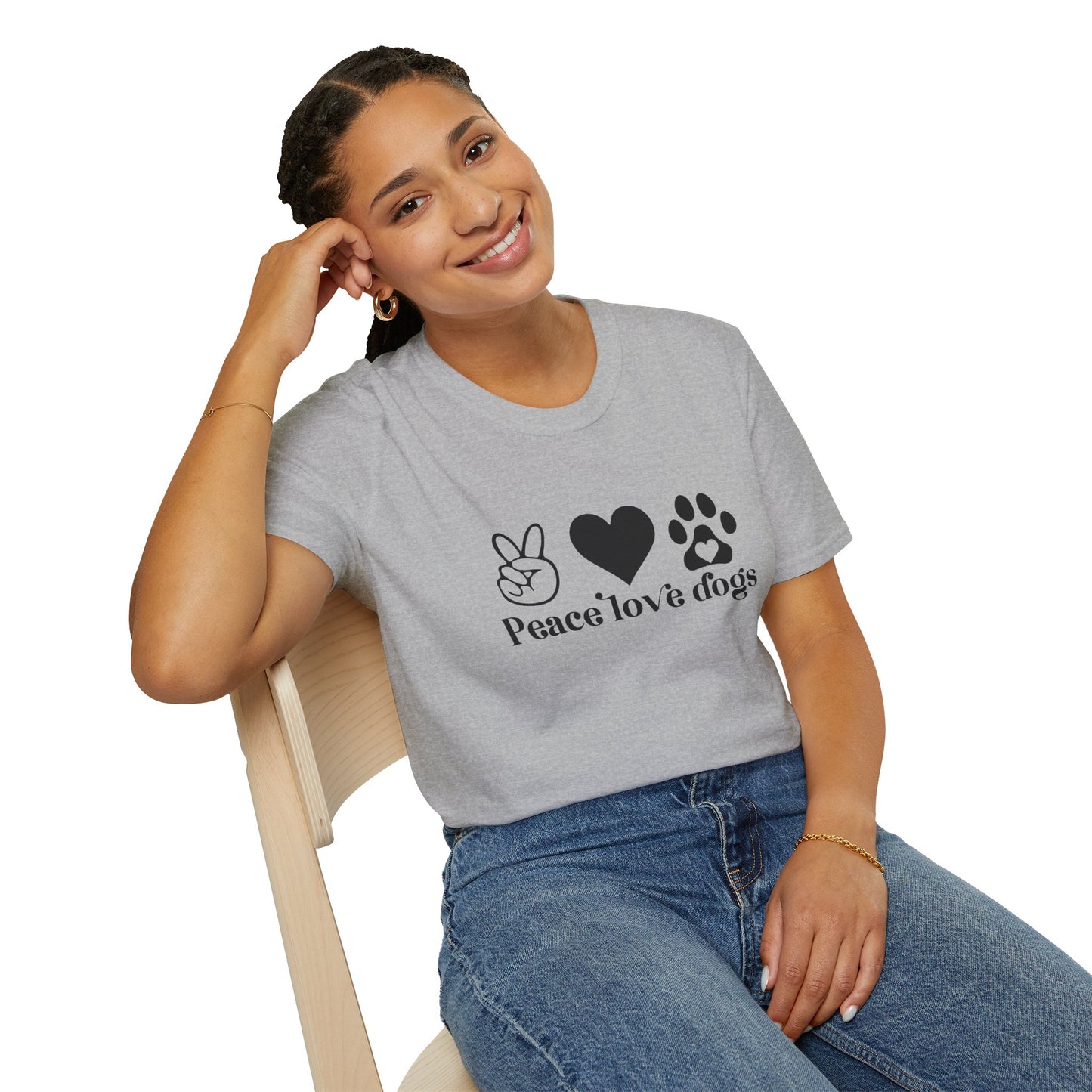 Peace Love Dogs T Shirt