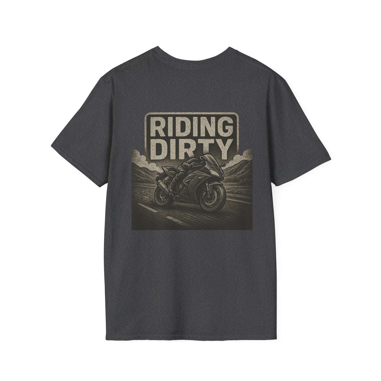Riding Dirty Motorcycle T Shirt
