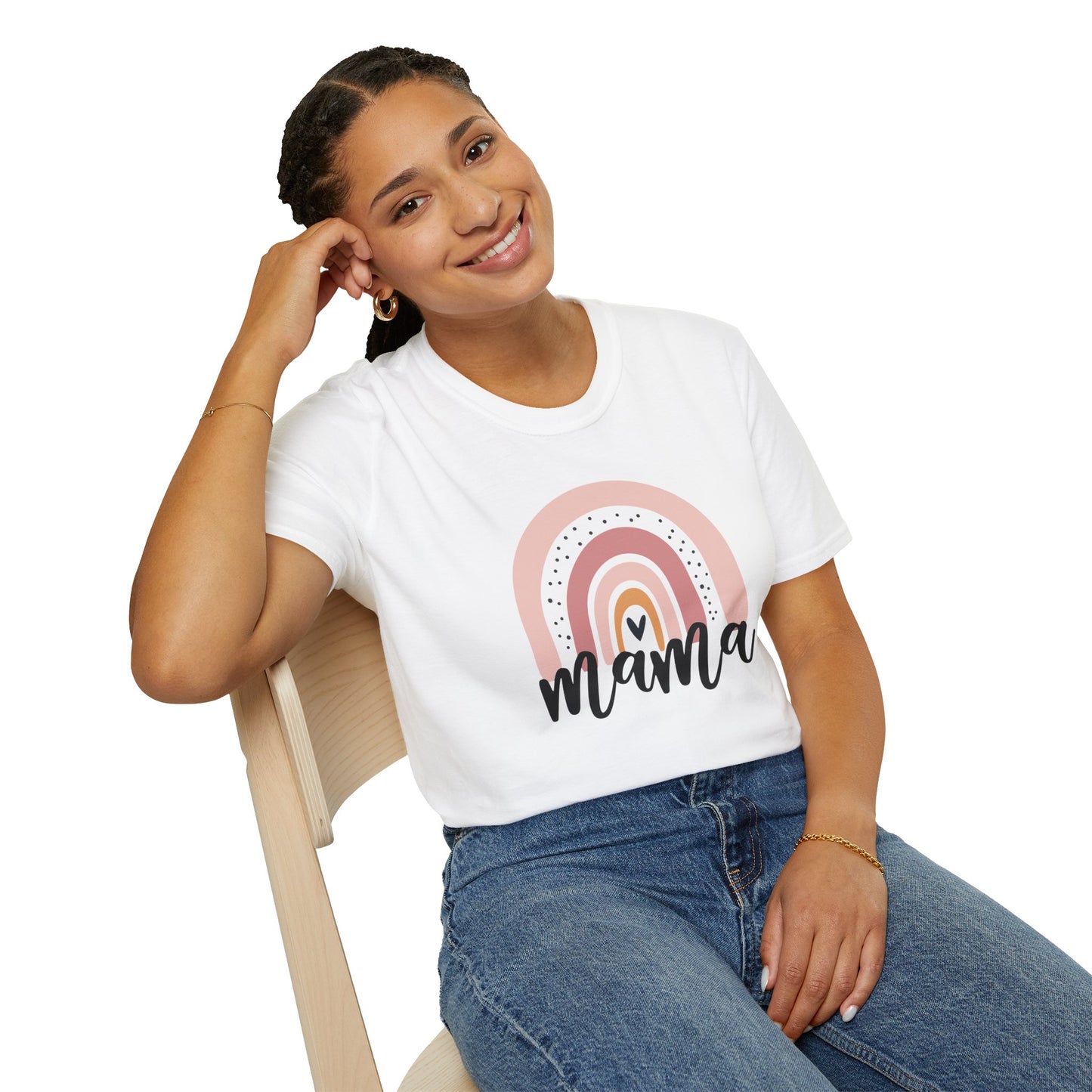 Mama Rainbow Unisex Softstyle T-Shirt