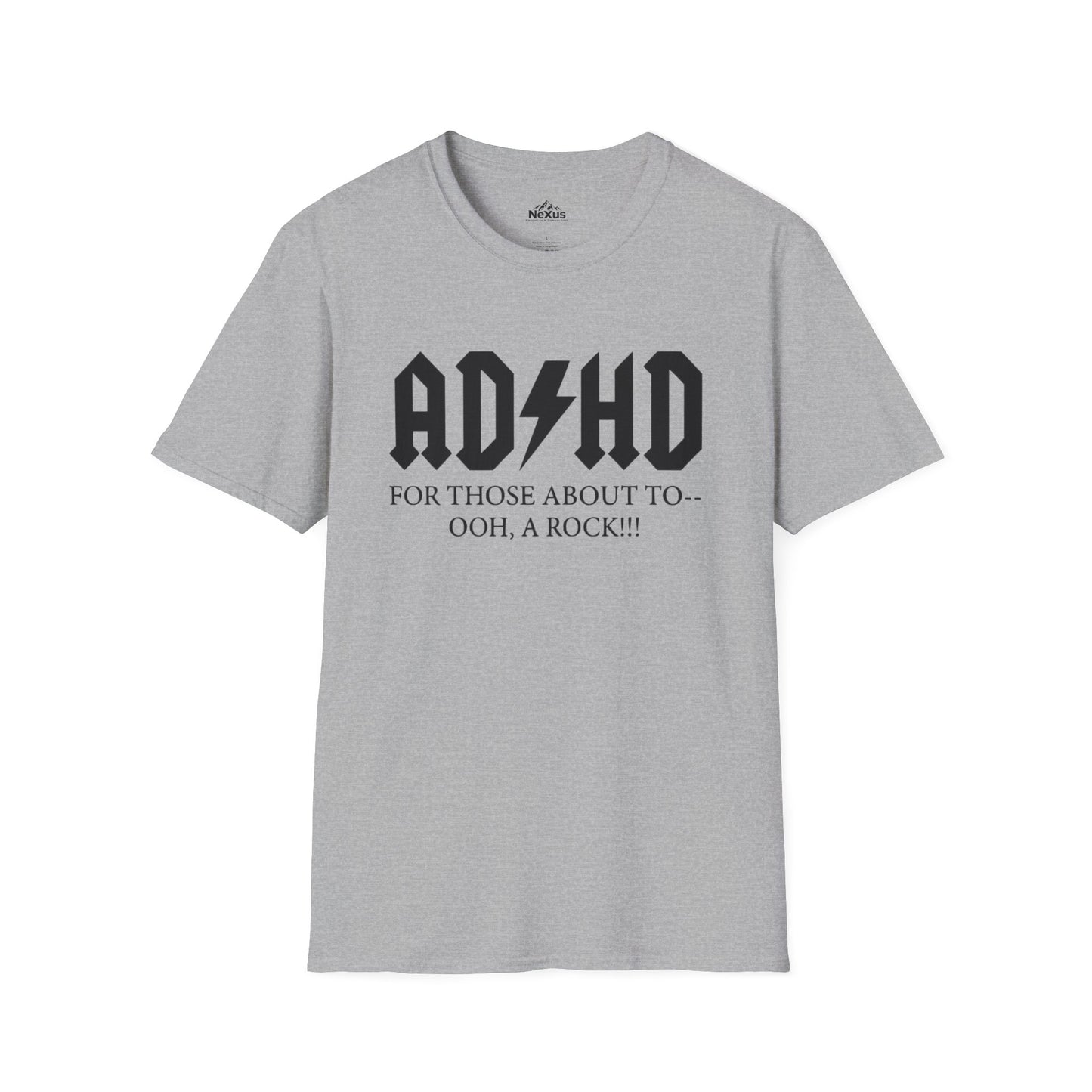 ADHD Rock Unisex Softstyle T-Shirt