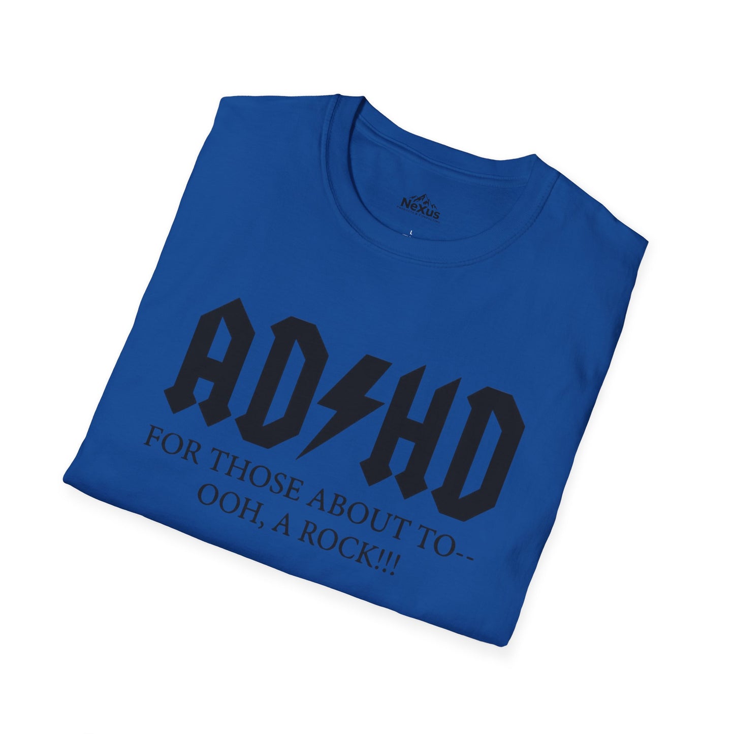 ADHD Rock Unisex Softstyle T-Shirt
