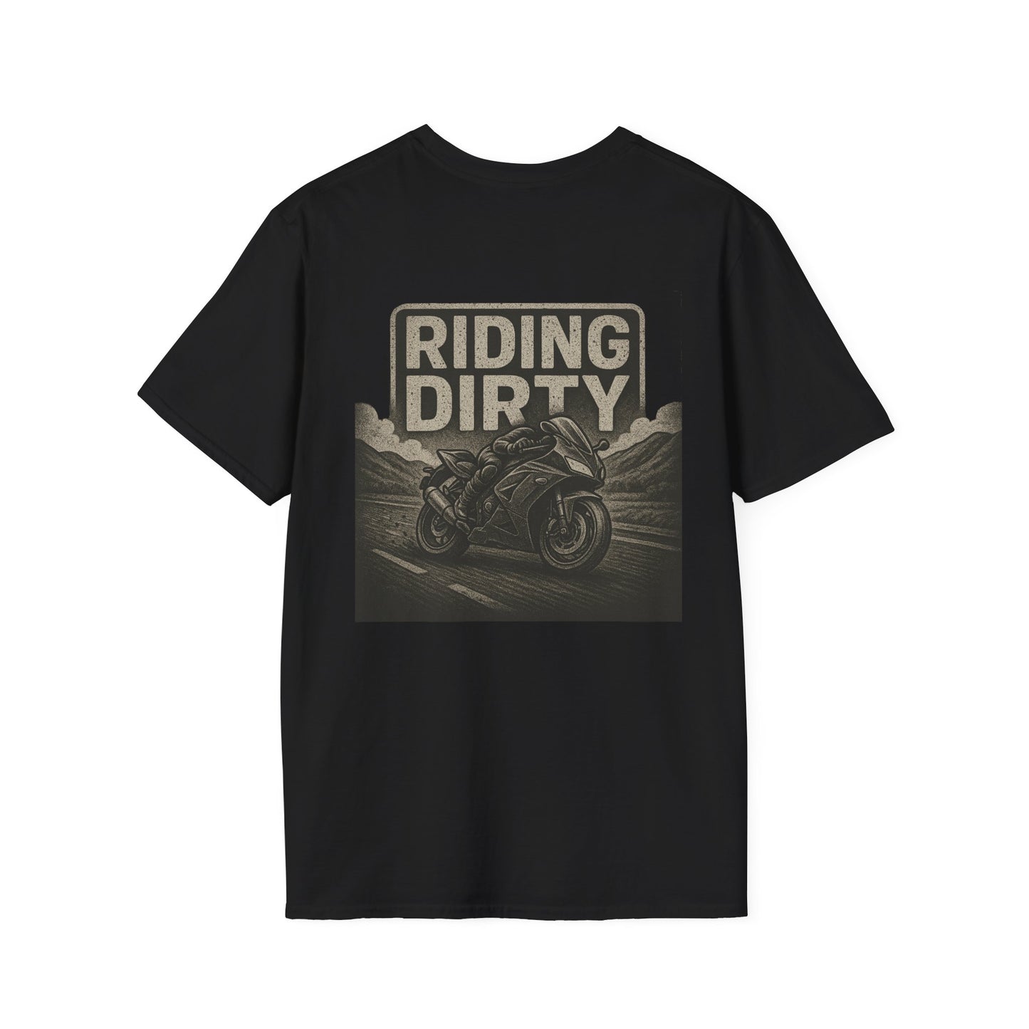 Riding Dirty Motorcycle T Shirt