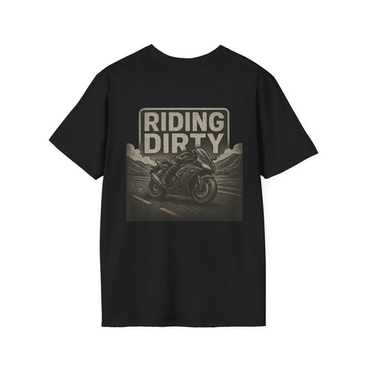 Riding Dirty Motorcycle T Shirt