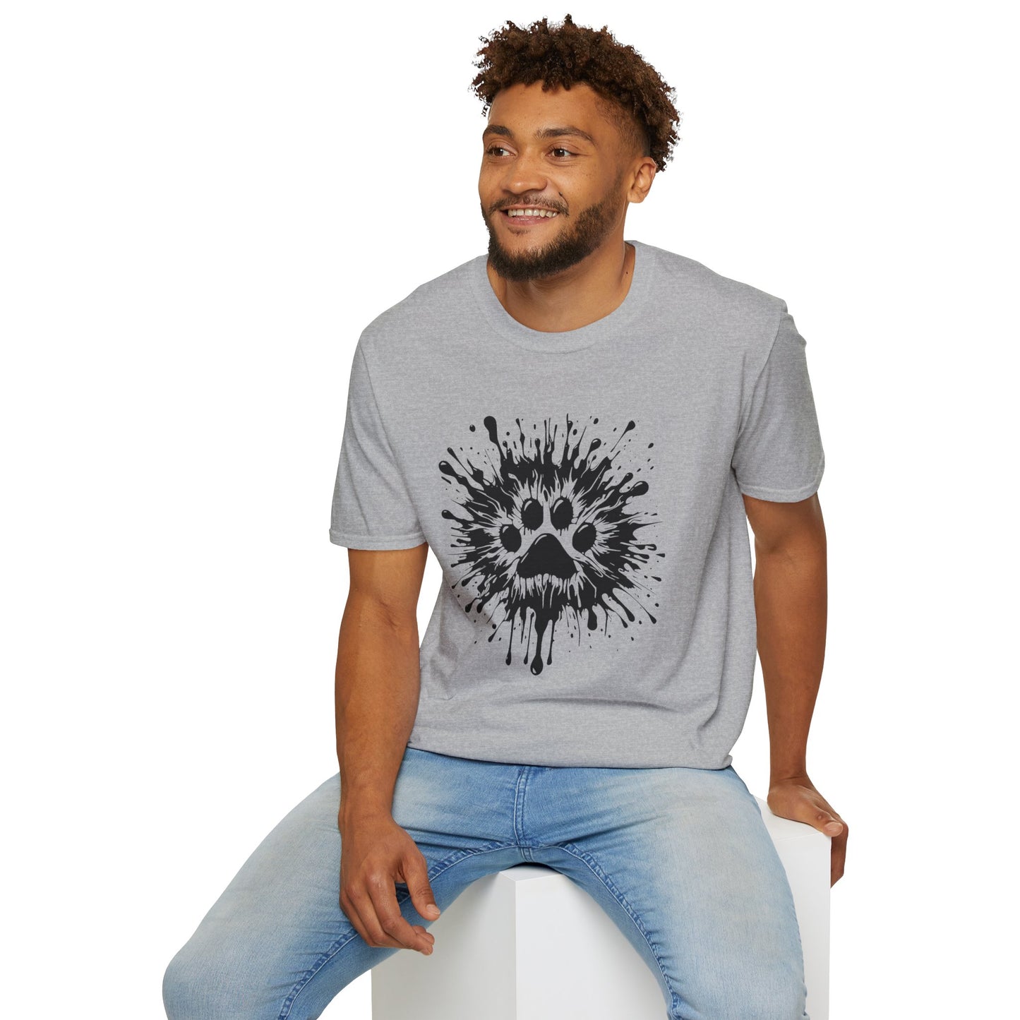 Paw Print Splat T Shirt