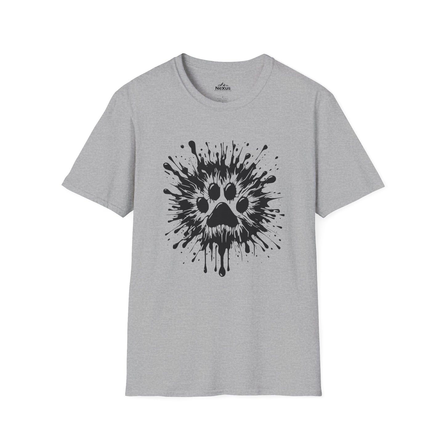 Paw Print Splat T Shirt
