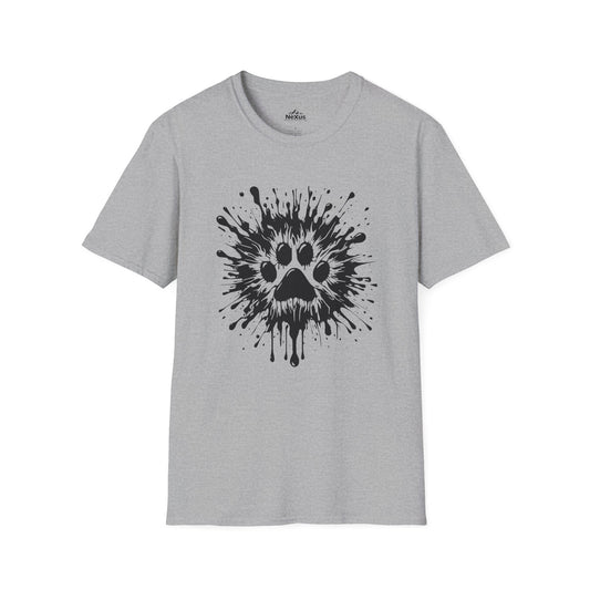 Paw Print Splat T Shirt