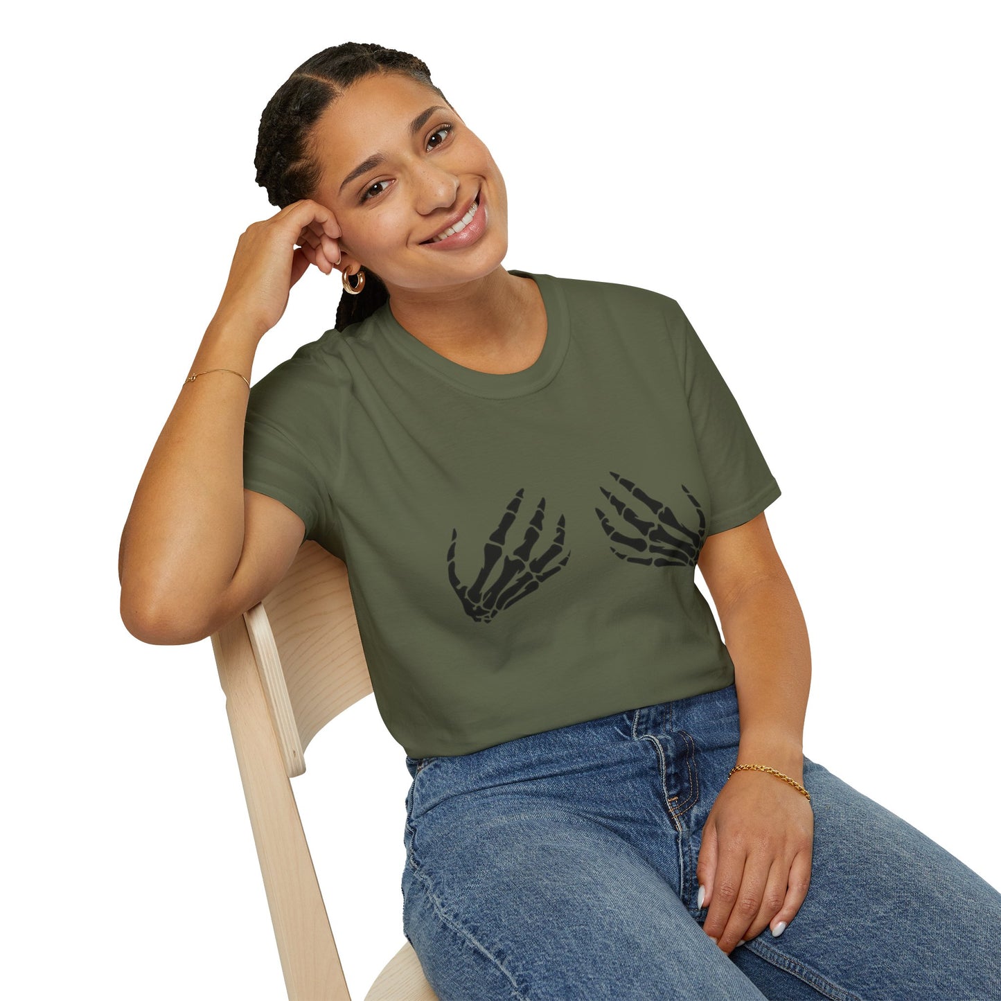Skeleton Hands T Shirt