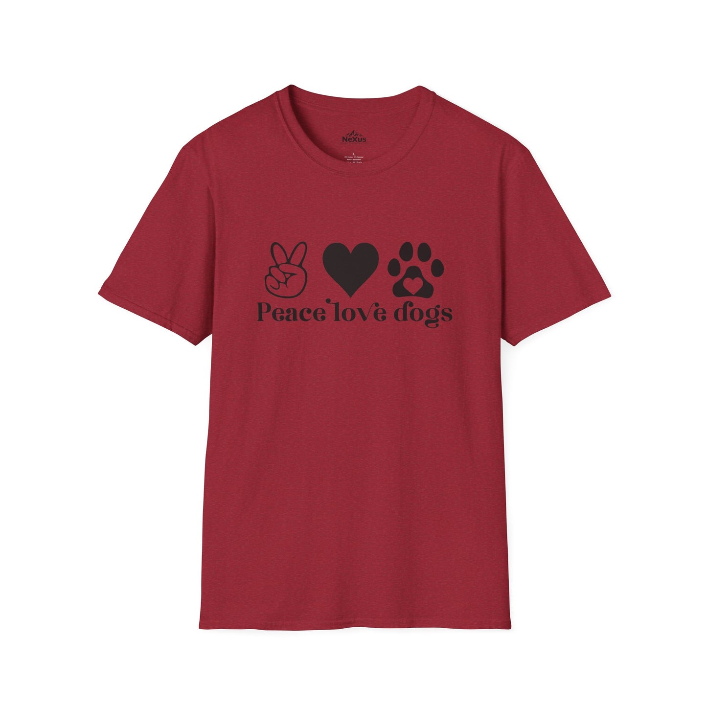 Peace Love Dogs T Shirt