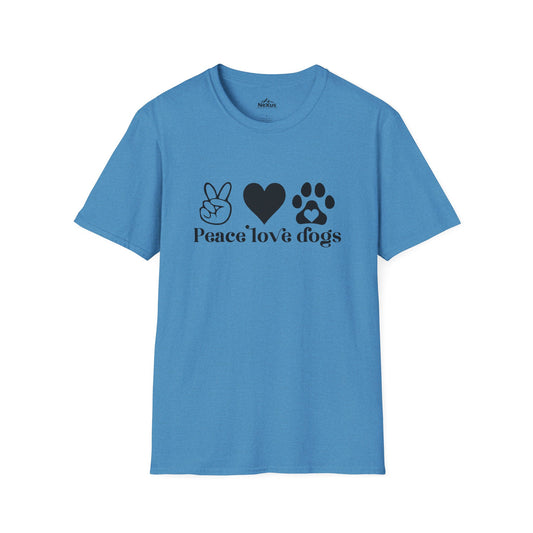 Peace Love Dogs T Shirt