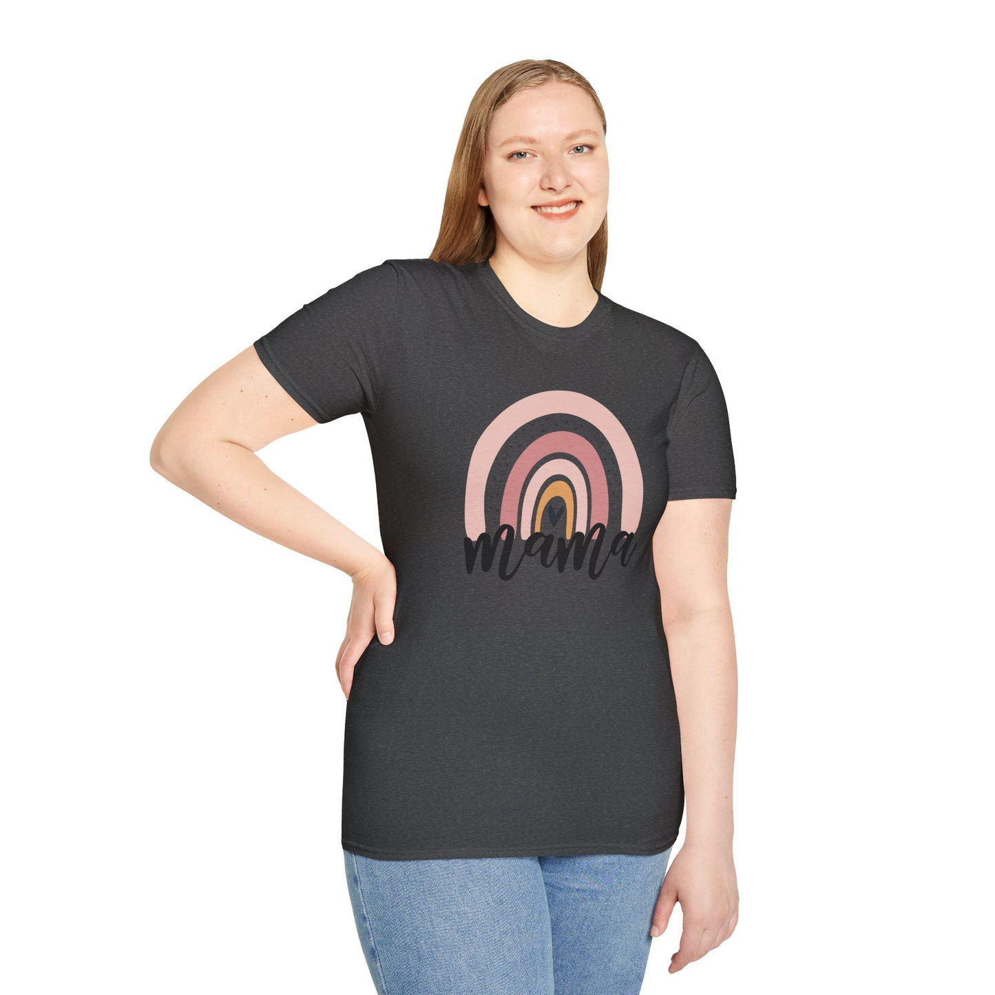 Mama Rainbow Unisex Softstyle T-Shirt
