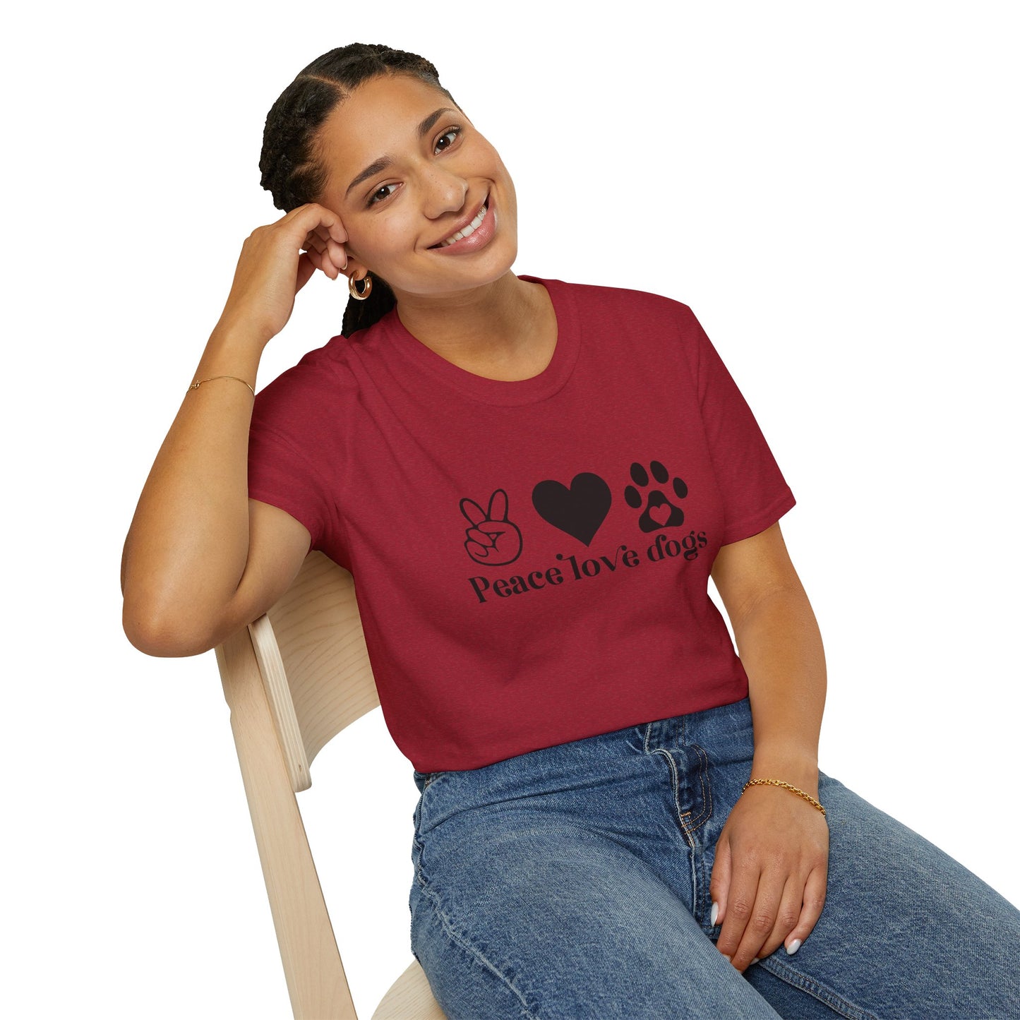 Peace Love Dogs T Shirt