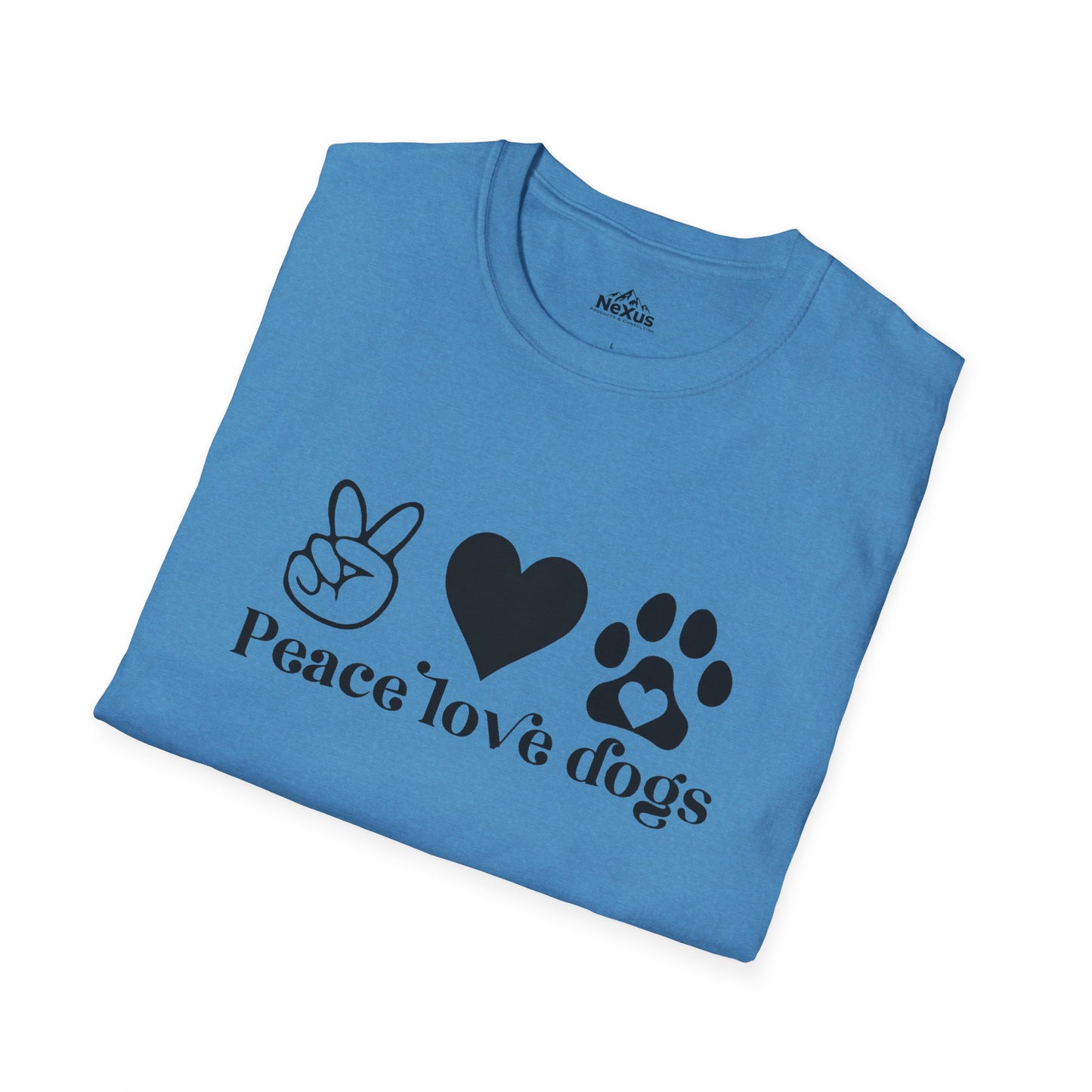Peace Love Dogs T Shirt