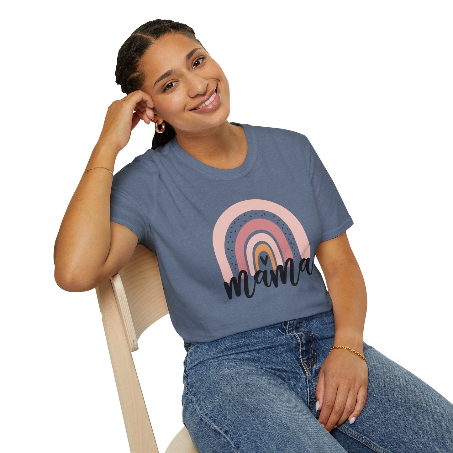 Mama Rainbow Unisex Softstyle T-Shirt