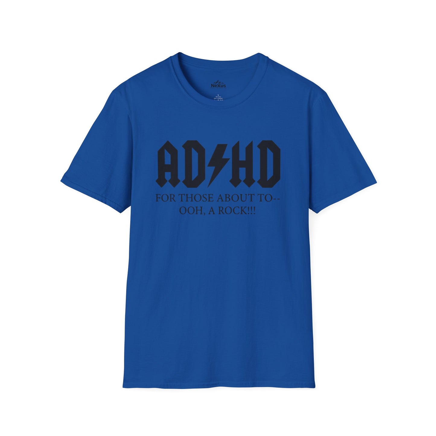 ADHD Rock Unisex Softstyle T-Shirt