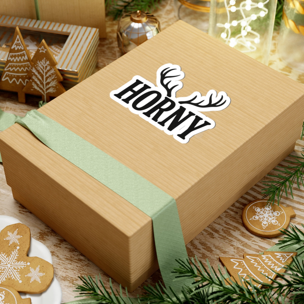 Horny Kiss-Cut Stickers