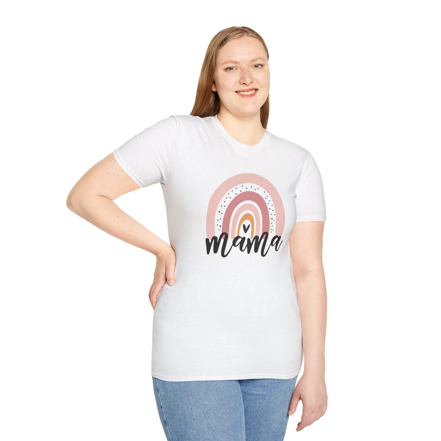 Mama Rainbow Unisex Softstyle T-Shirt
