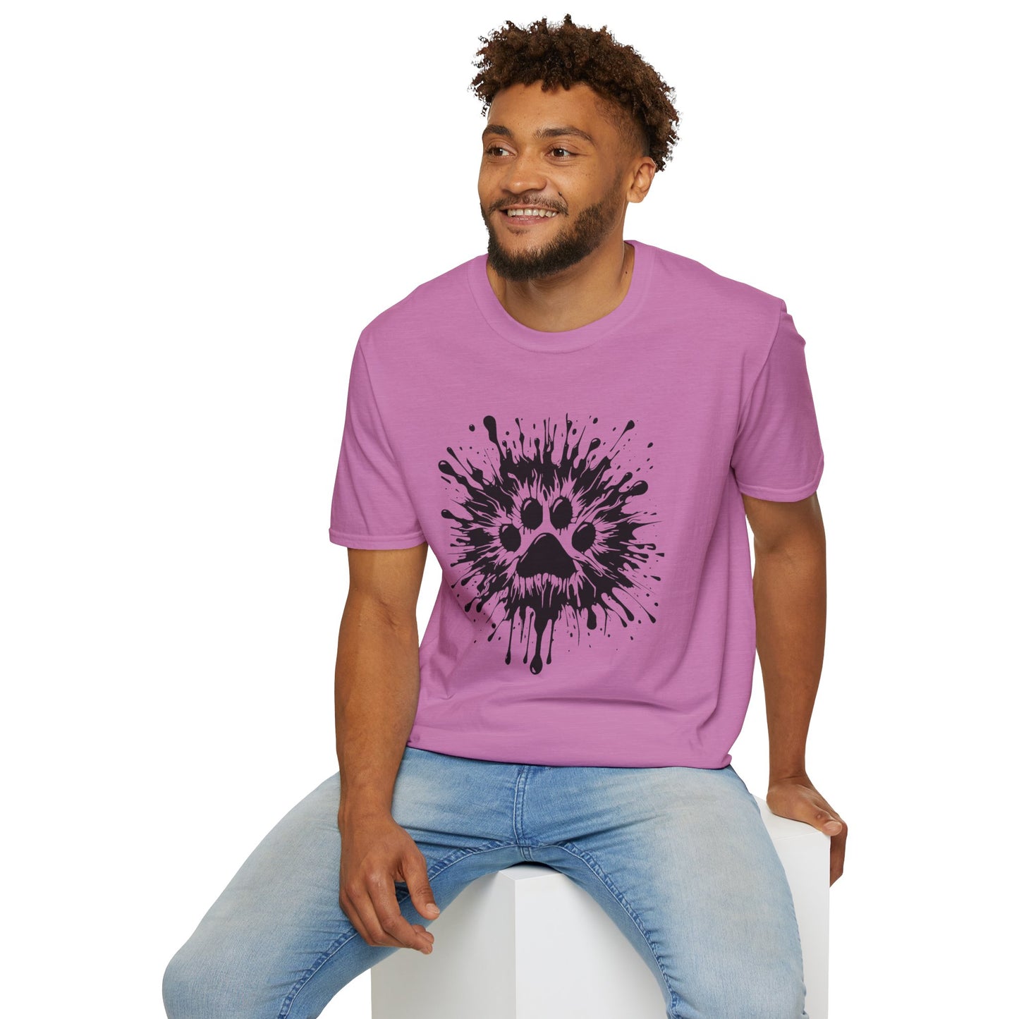 Paw Print Splat T Shirt