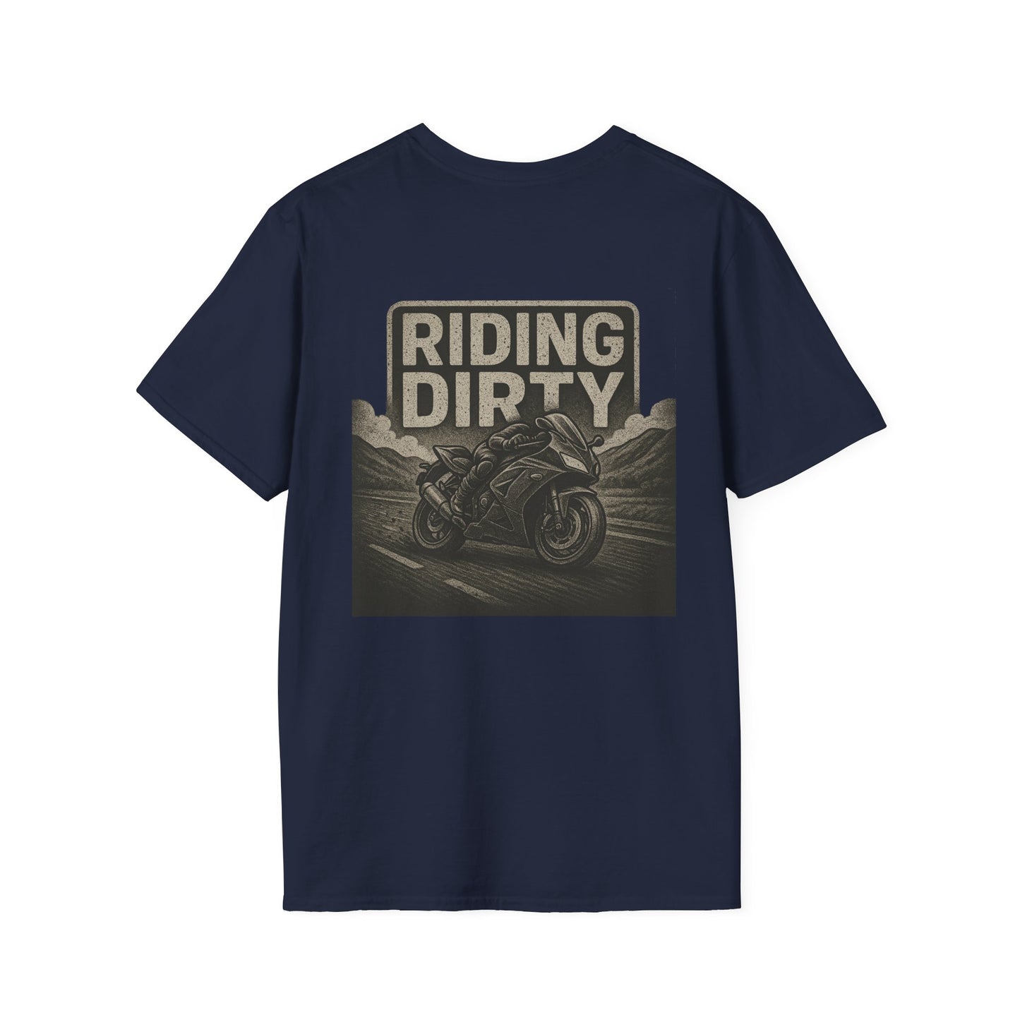 Riding Dirty Motorcycle T Shirt