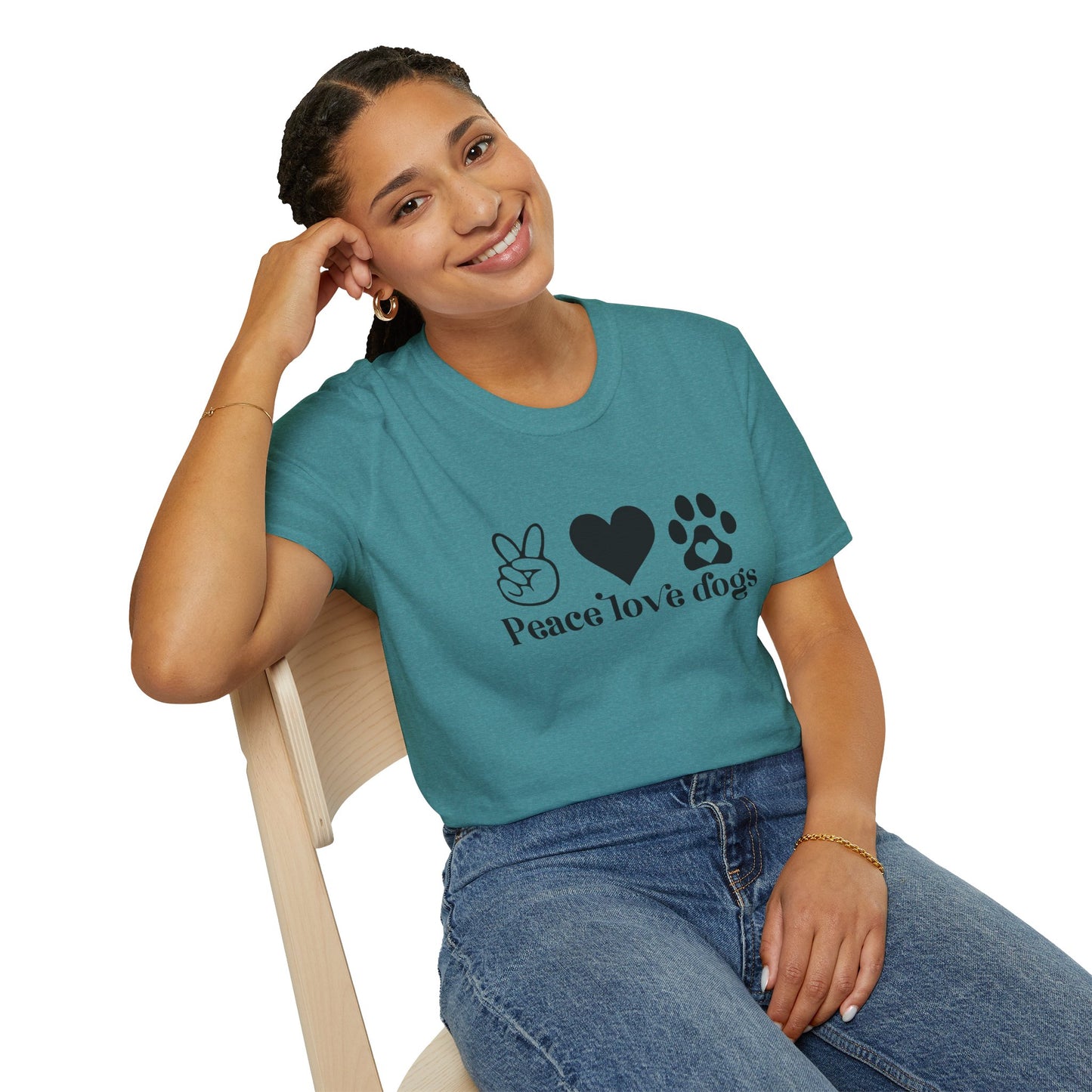 Peace Love Dogs T Shirt