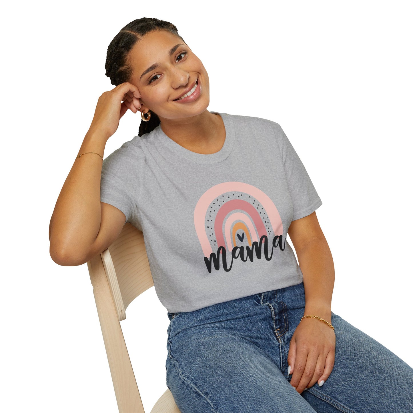 Mama Rainbow Unisex Softstyle T-Shirt