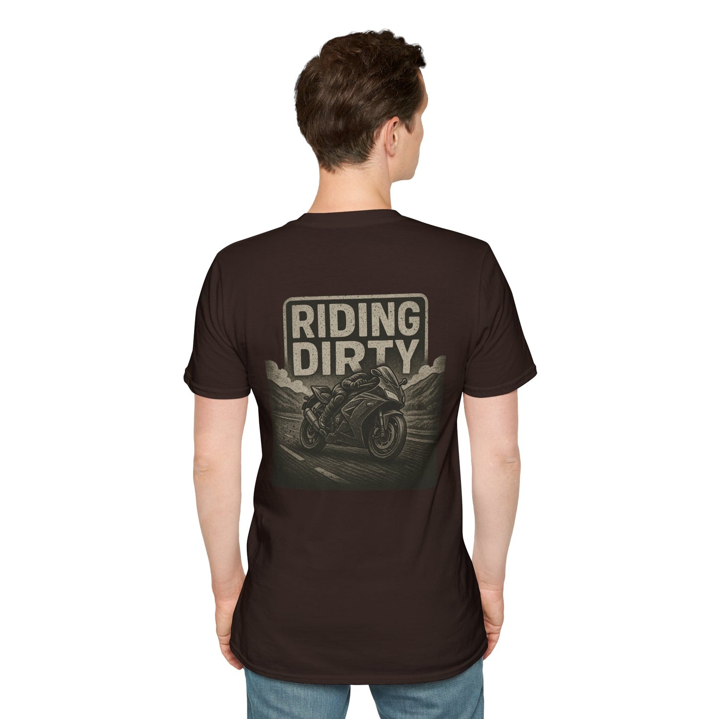 Riding Dirty Motorcycle T Shirt