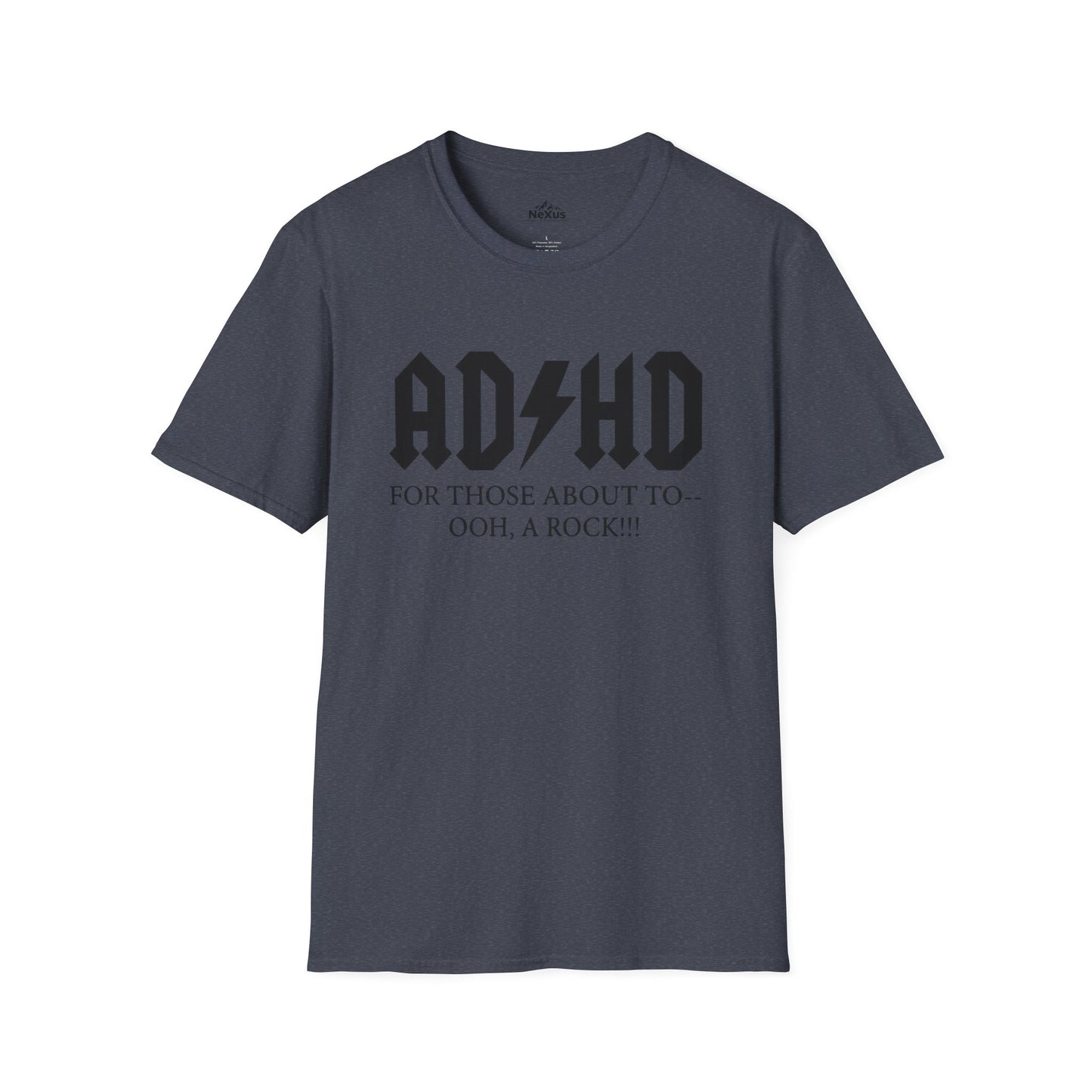 ADHD Rock Unisex Softstyle T-Shirt
