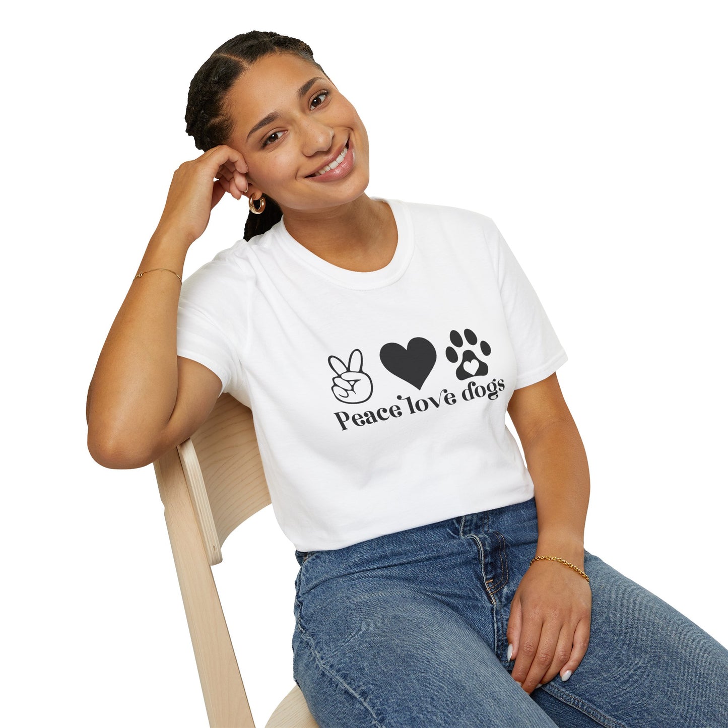 Peace Love Dogs T Shirt