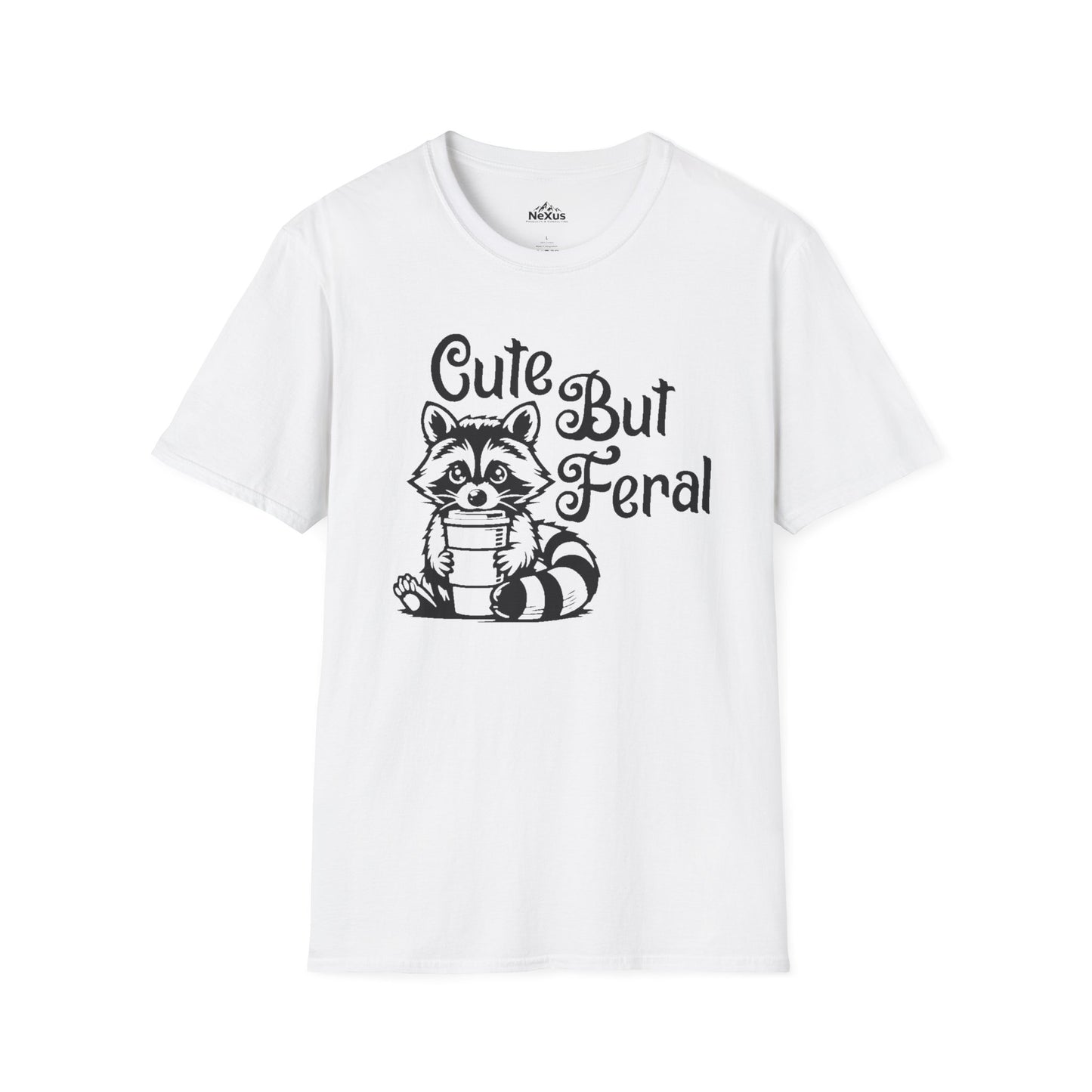 Cute But Feral Raccoon T-Shirt