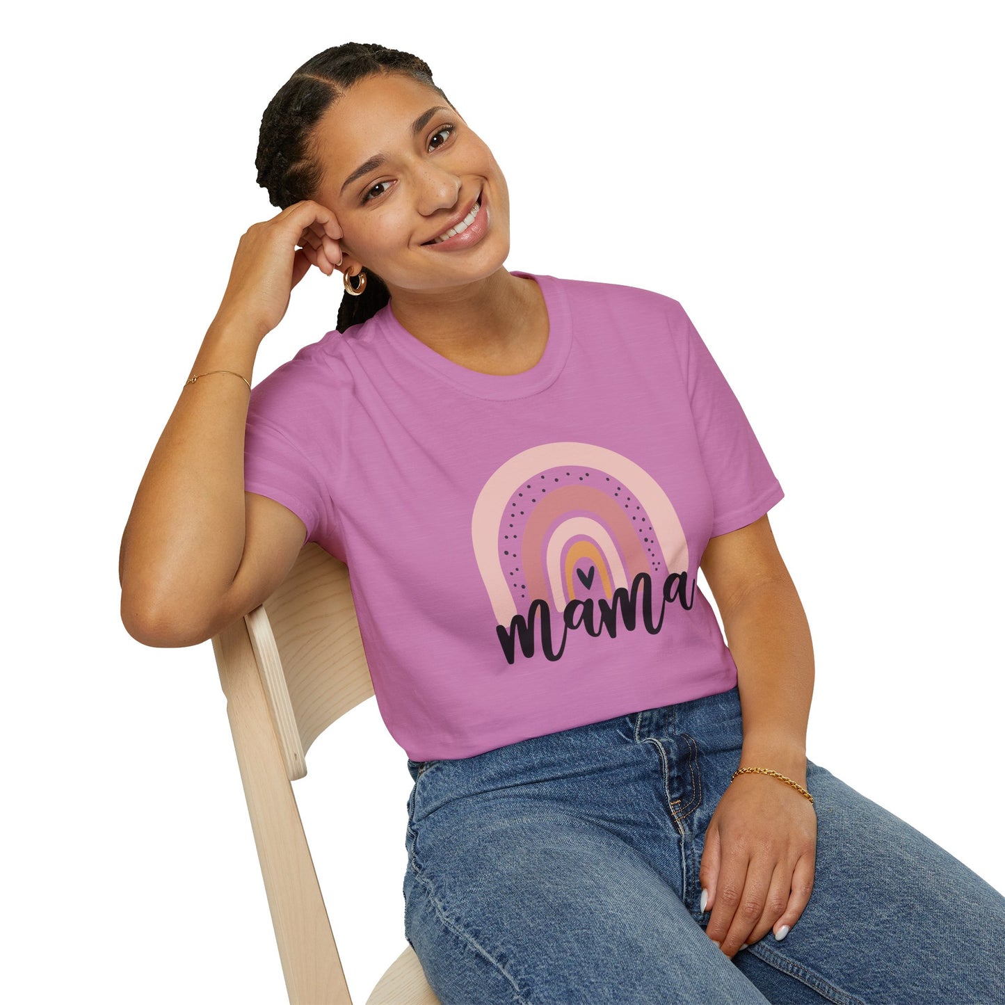 Mama Rainbow Unisex Softstyle T-Shirt