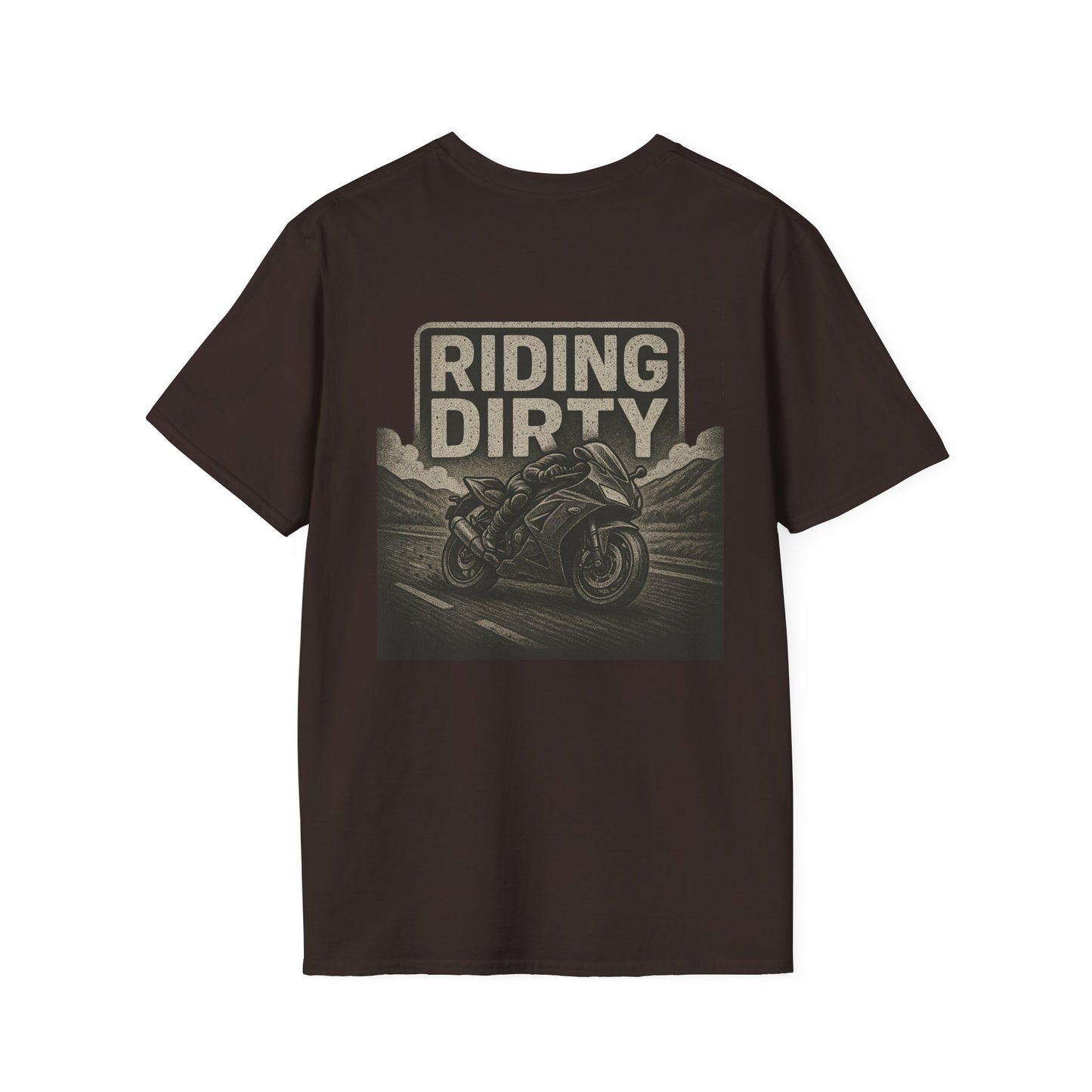Riding Dirty Motorcycle T Shirt