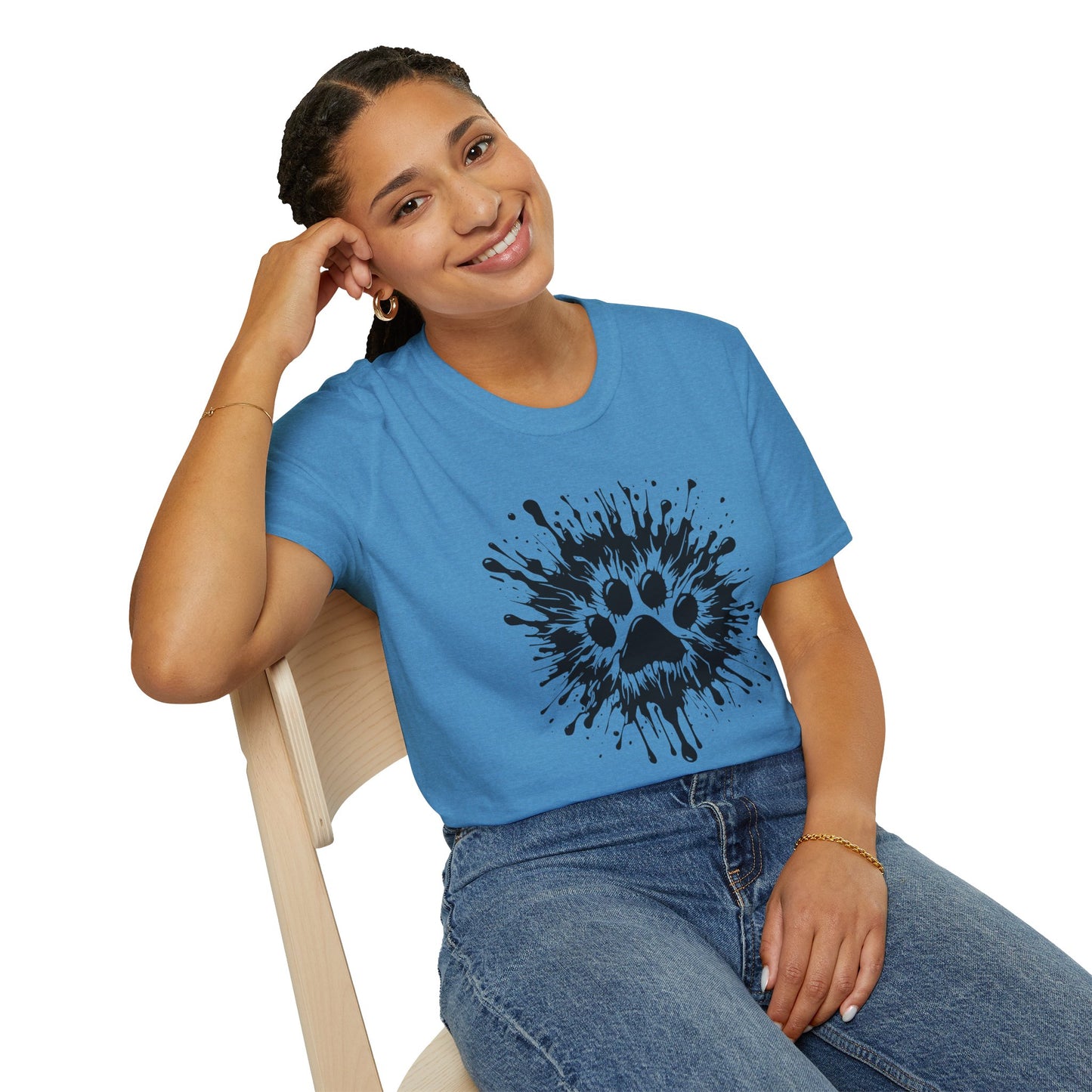 Paw Print Splat T Shirt