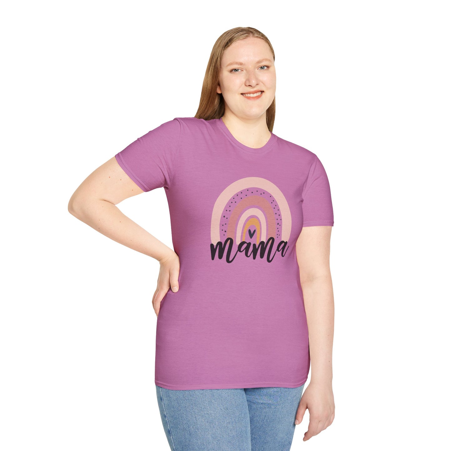 Mama Rainbow Unisex Softstyle T-Shirt