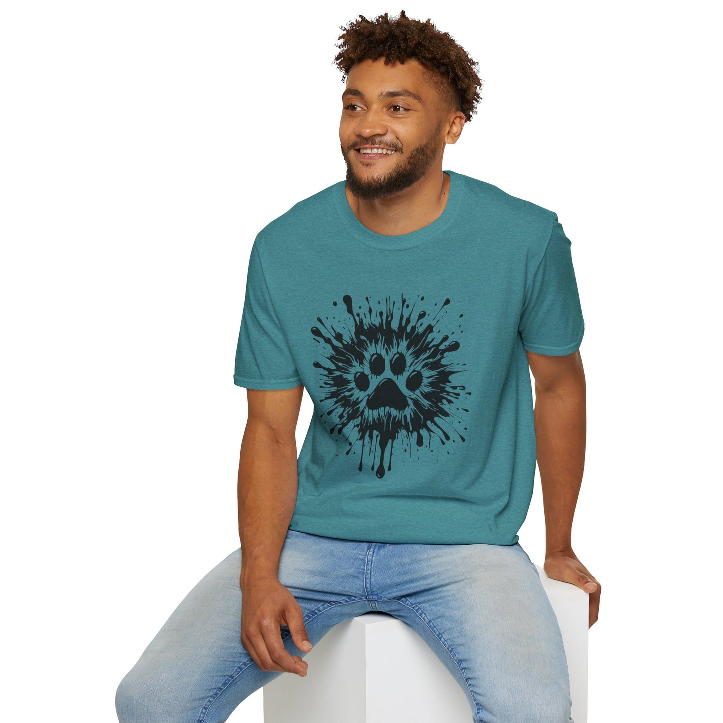 Paw Print Splat T Shirt