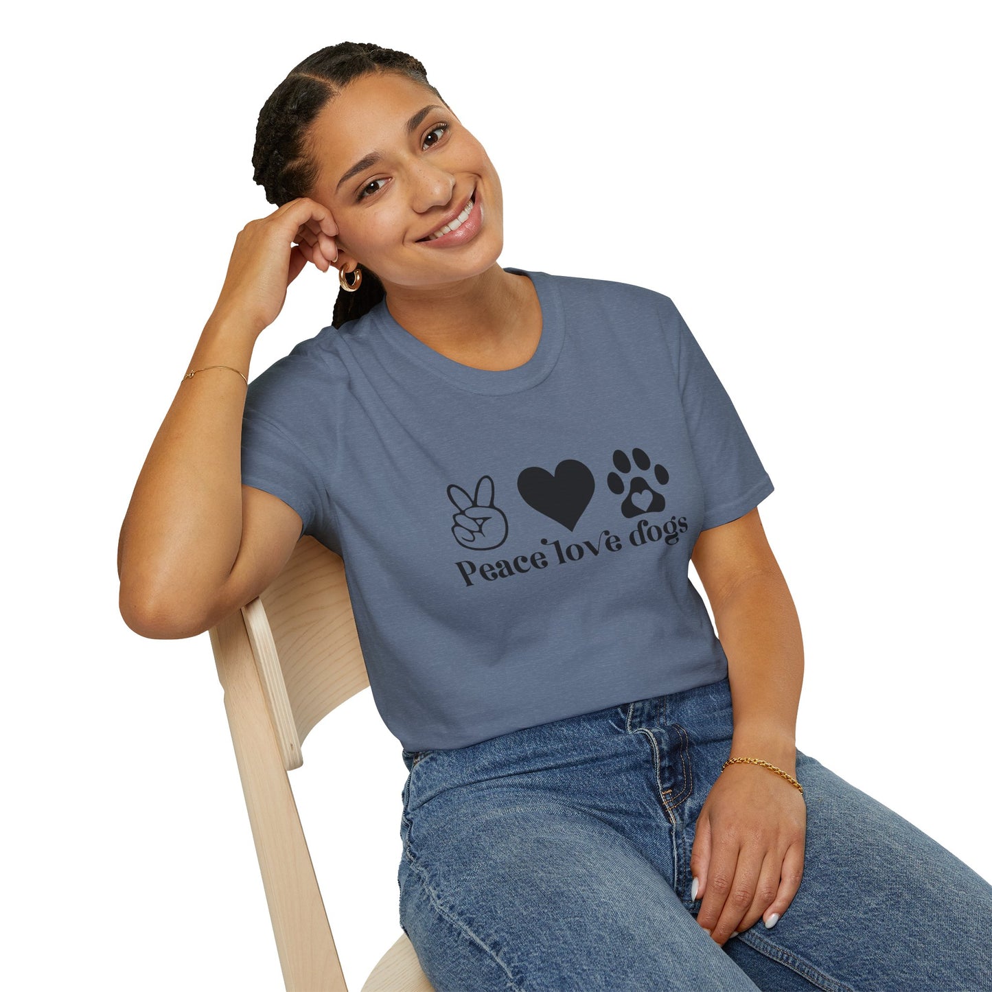 Peace Love Dogs T Shirt
