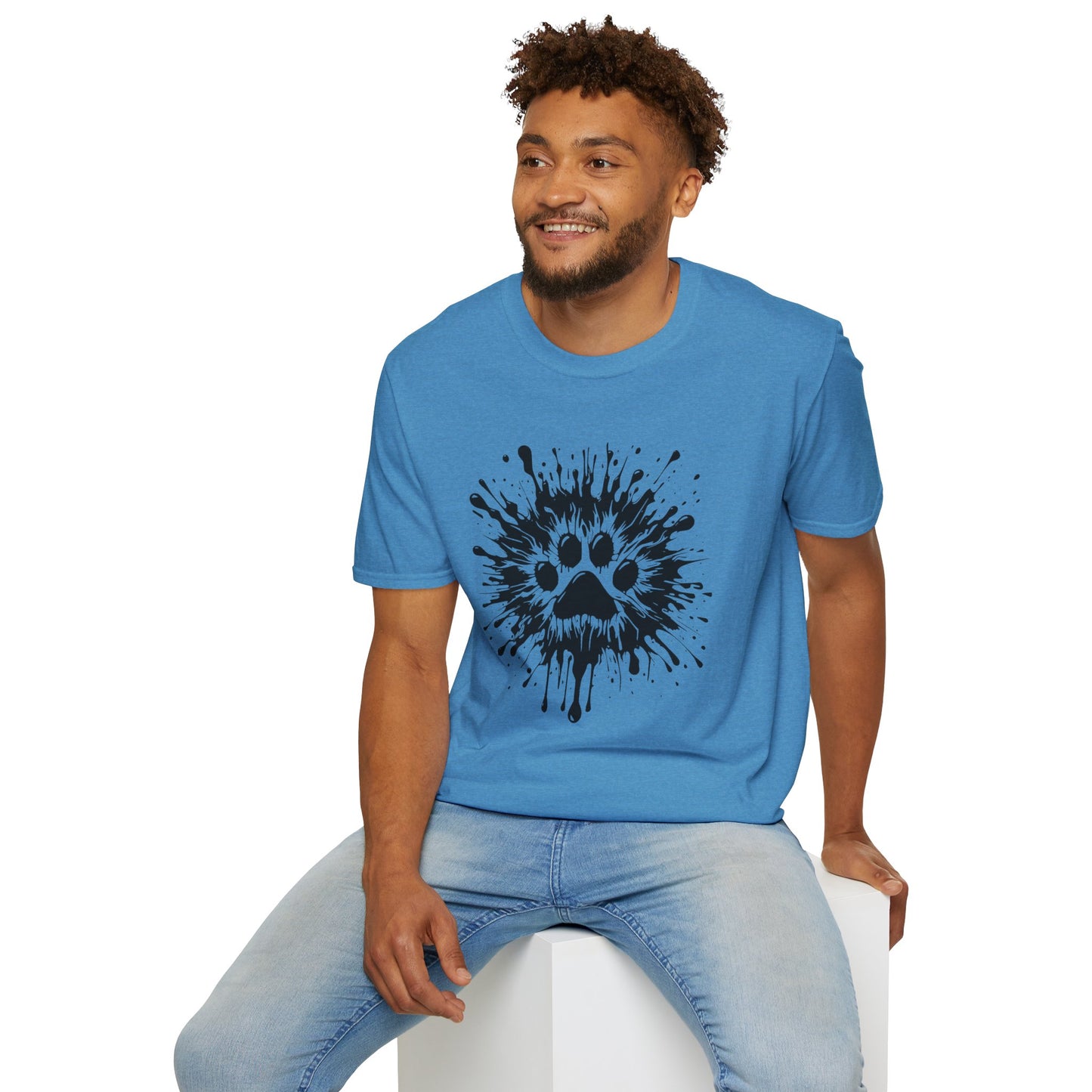 Paw Print Splat T Shirt
