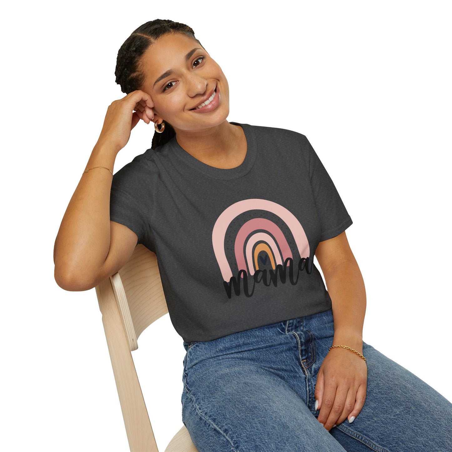 Mama Rainbow Unisex Softstyle T-Shirt