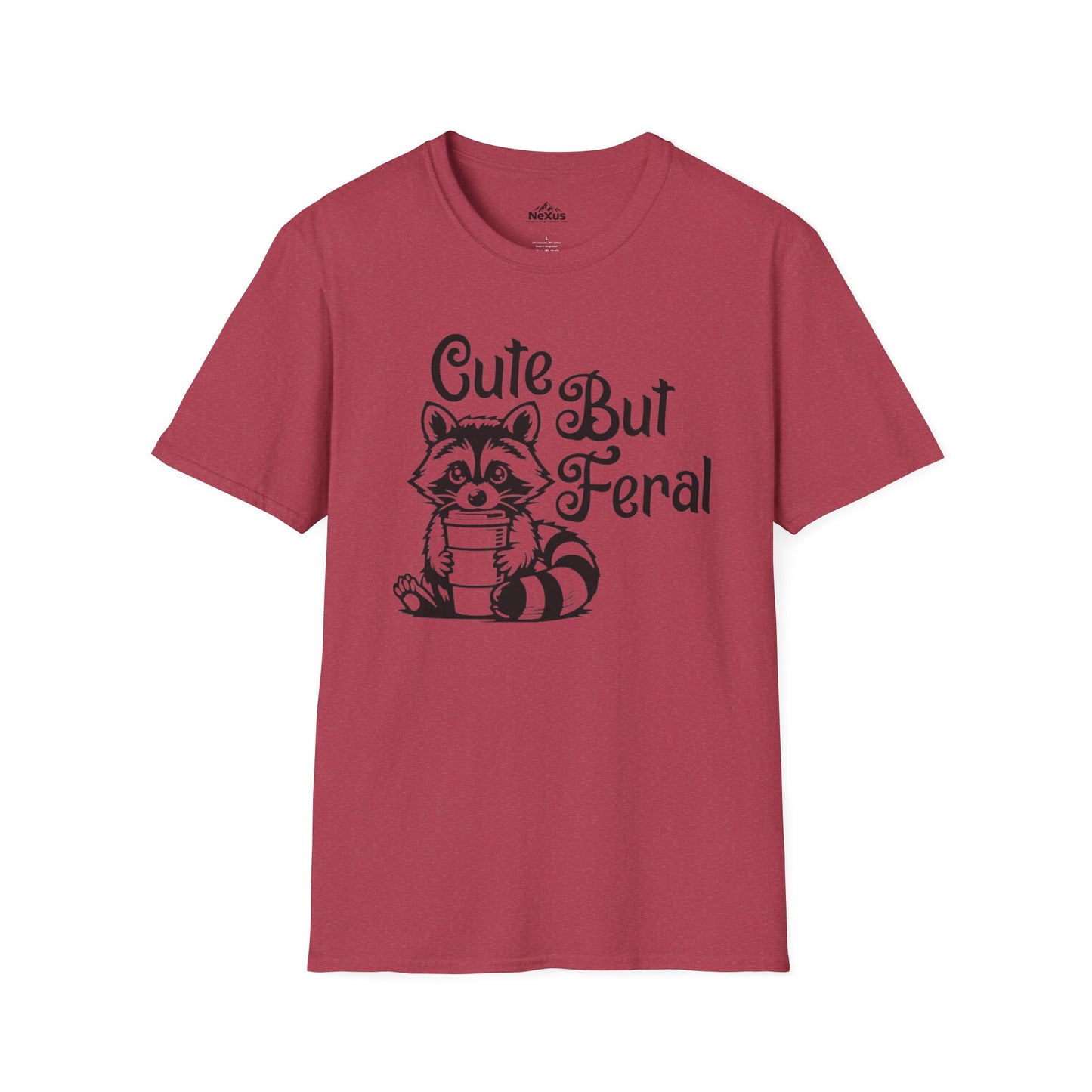 Cute But Feral Raccoon T-Shirt