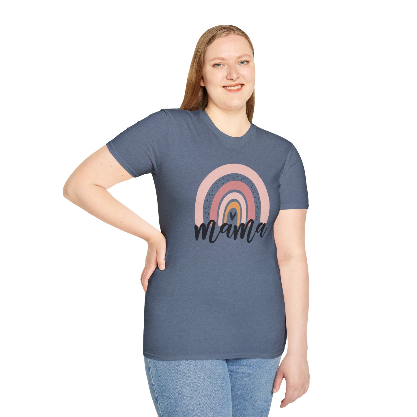 Mama Rainbow Unisex Softstyle T-Shirt