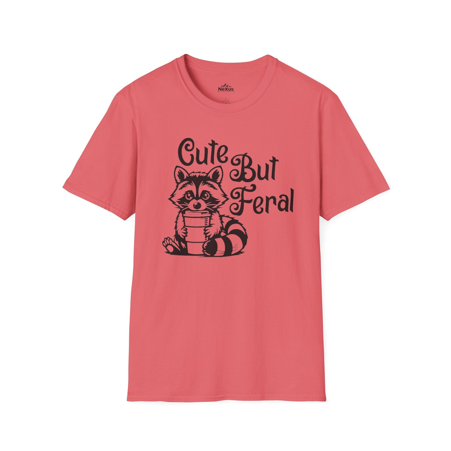 Cute But Feral Raccoon T-Shirt