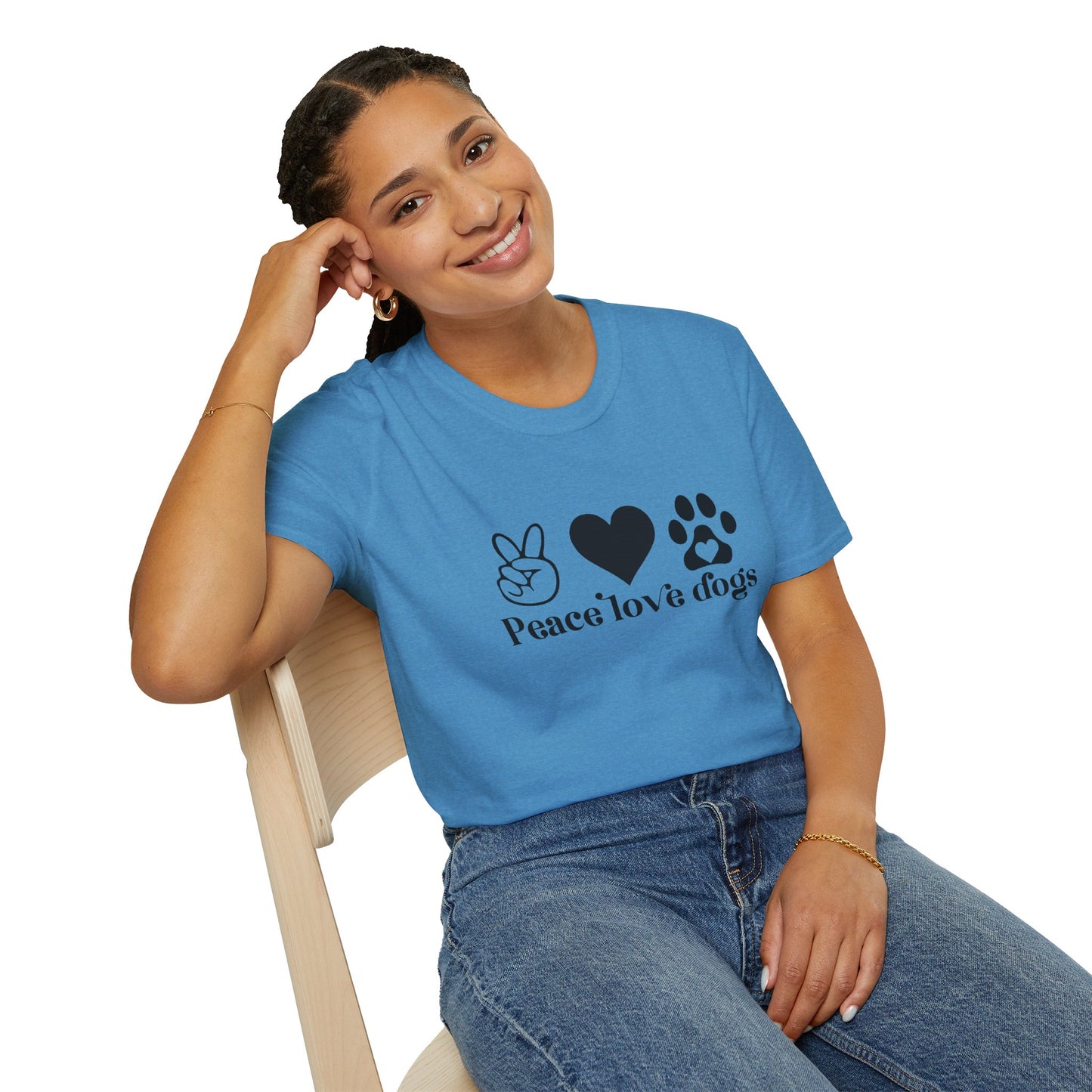 Peace Love Dogs T Shirt