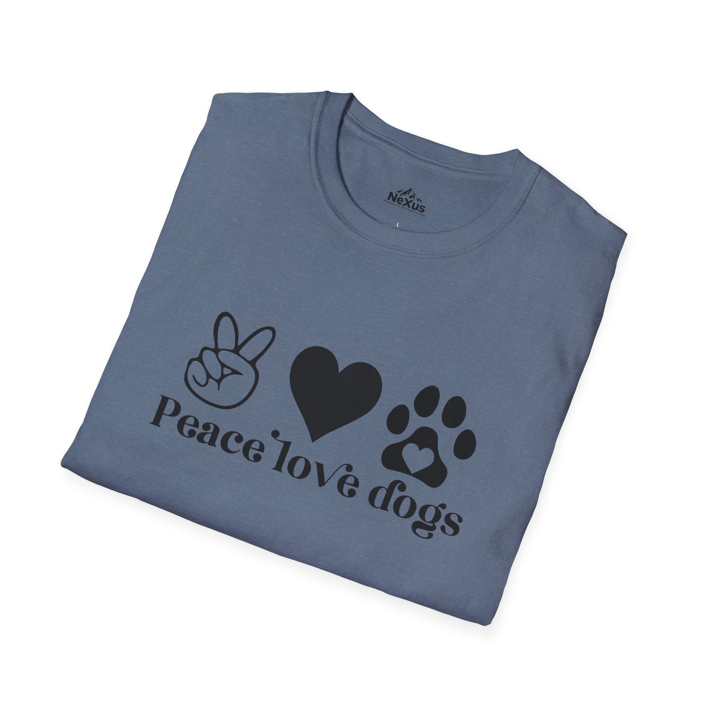 Peace Love Dogs T Shirt