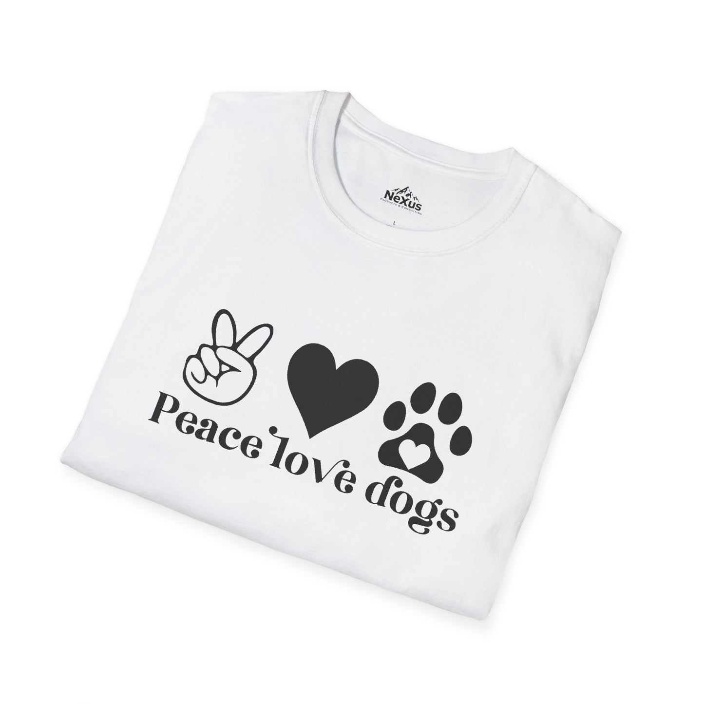 Peace Love Dogs T Shirt