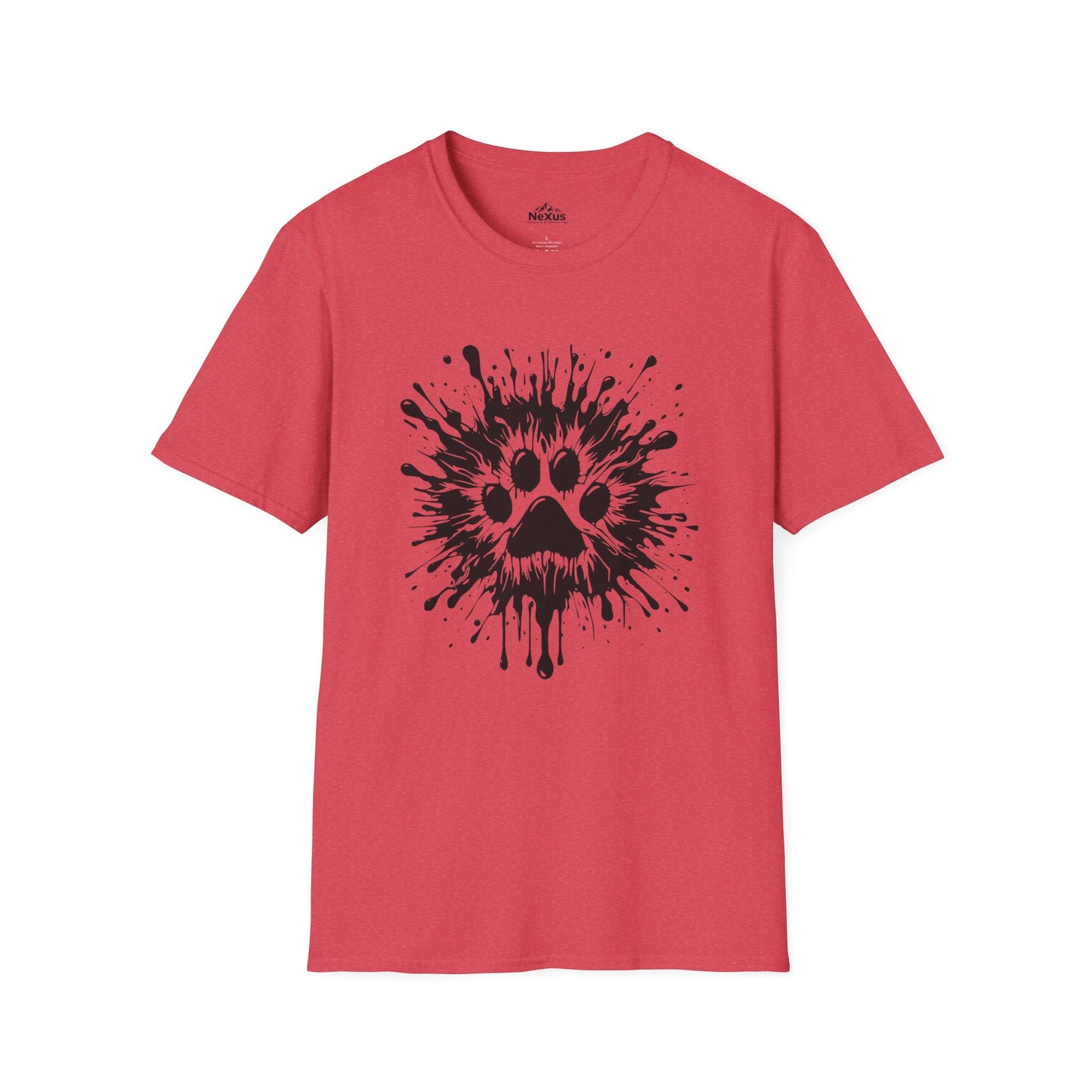 Paw Print Splat T Shirt