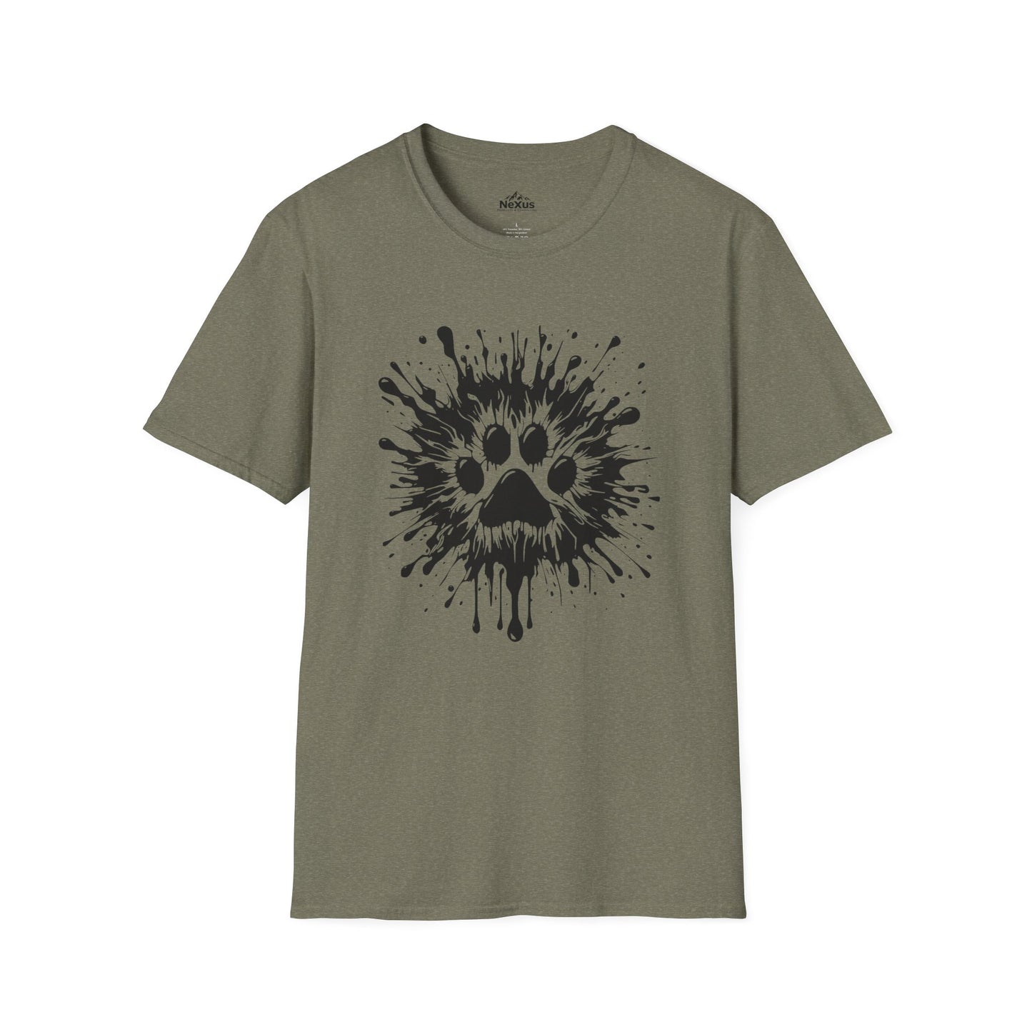 Paw Print Splat T Shirt