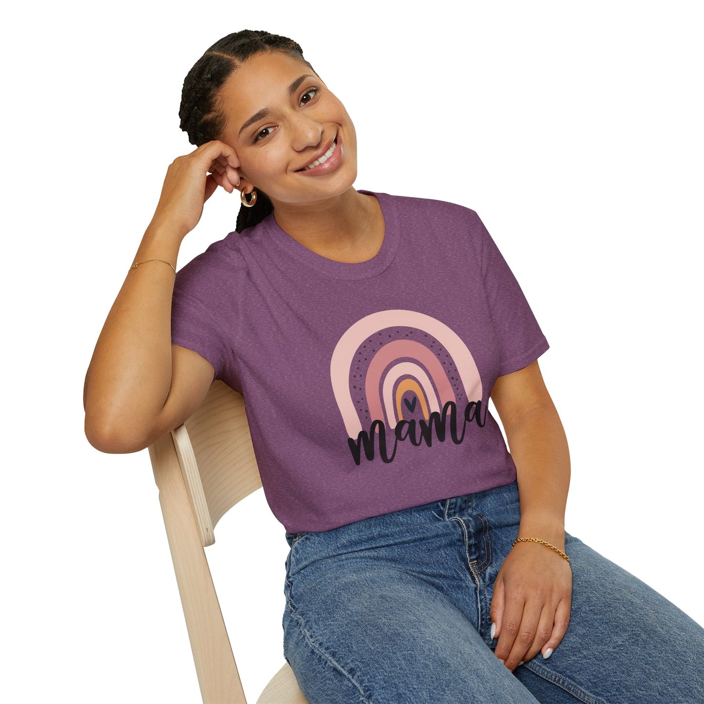 Mama Rainbow Unisex Softstyle T-Shirt